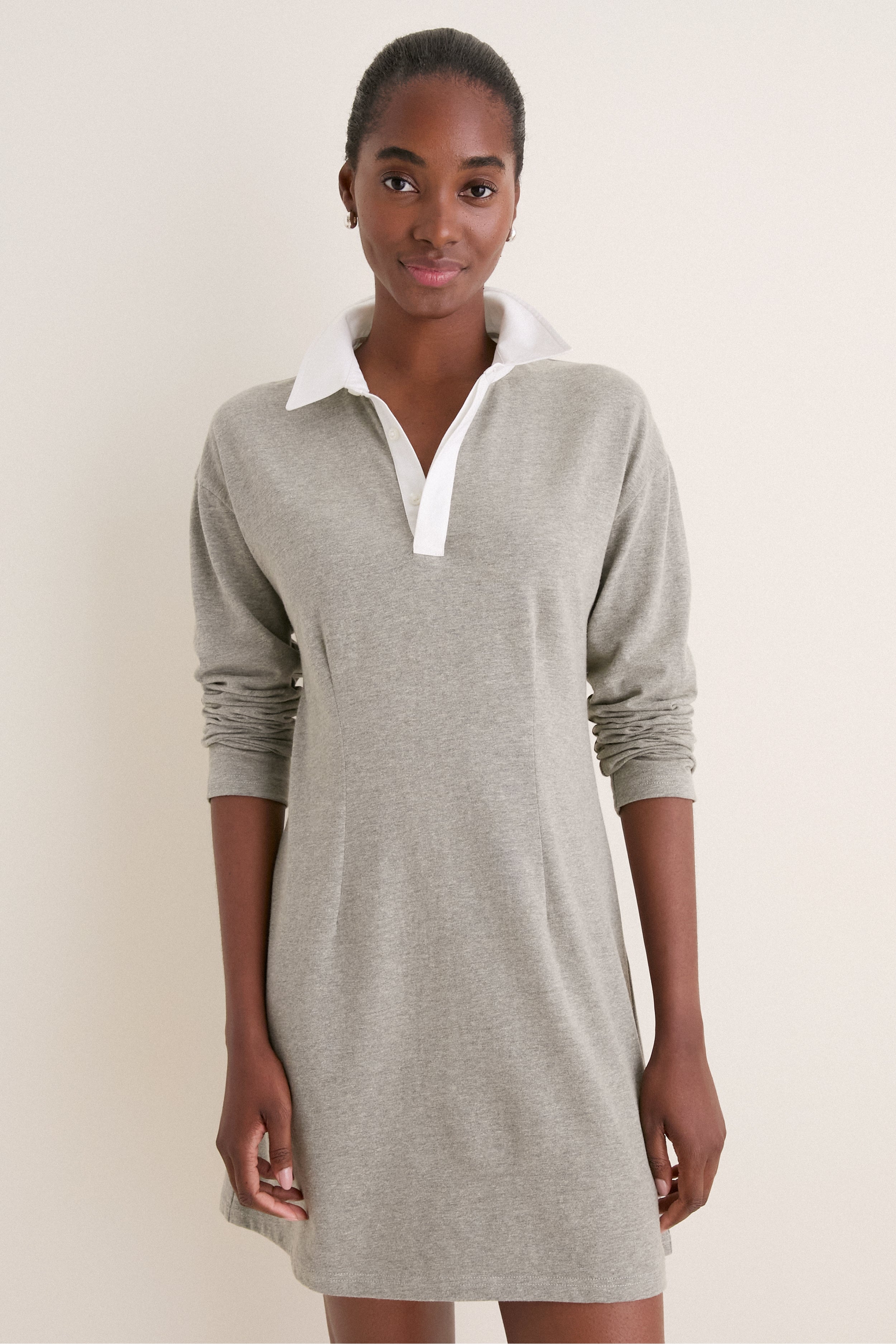 Gray Knit Ilona Rugby Dress Tuckernuck Gray / XXL