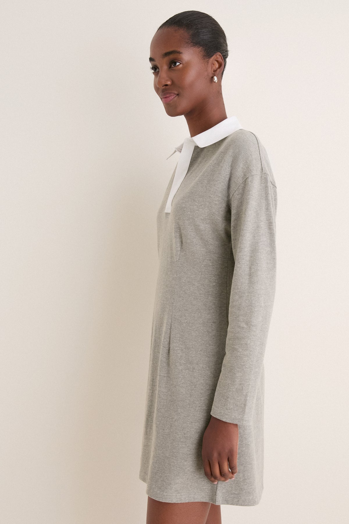 Gray Knit Ilona Rugby Dress