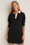 Black Knit Ilona Rugby Dress