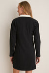 Black Knit Ilona Rugby Dress