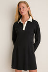 Black Knit Ilona Rugby Dress