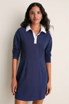 Navy Knit Ilona Rugby Dress