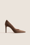 Weathered Taupe Suede Stuart Power 85 Heels
