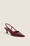 Rosewood Patent Vinnie 50 Sling Back Heels