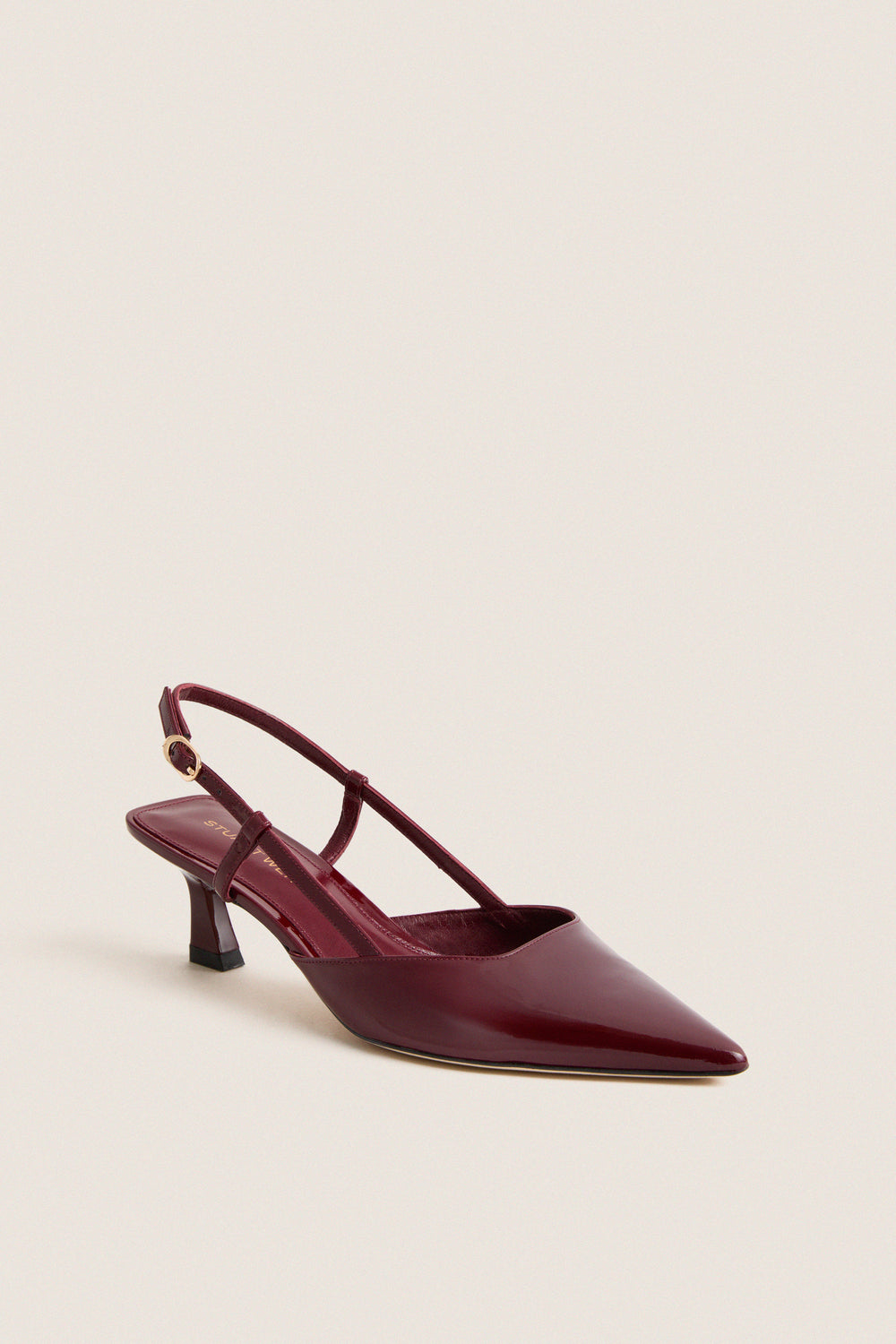 Rosewood Patent Vinnie 50 Sling Back Heels