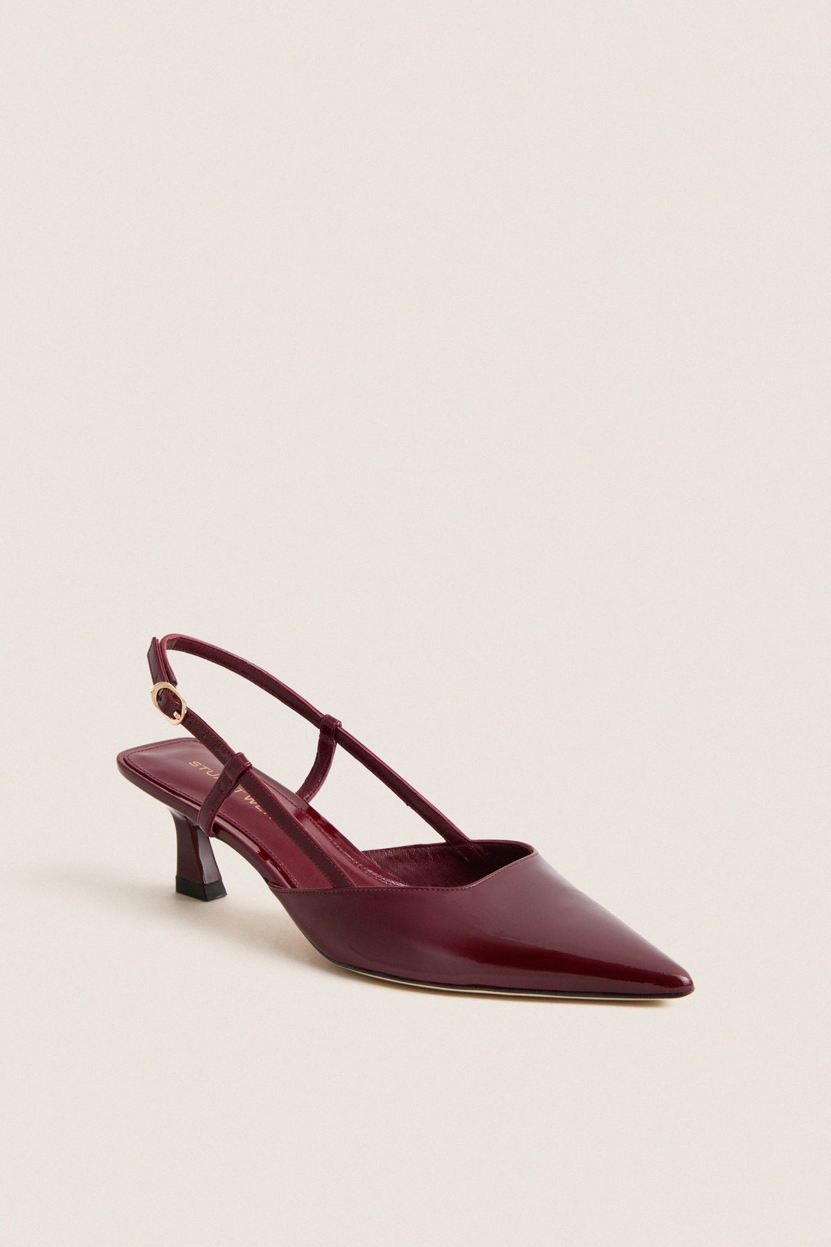 Rosewood Patent Vinnie 50 Sling Back Heels