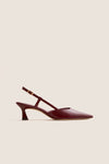 Rosewood Patent Vinnie 50 Sling Back Heels