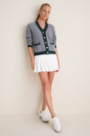 Gray Washable Cashmere Charley Cardigan