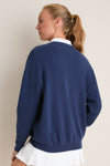 Navy Wilma V-Neck Sweater