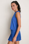 Cobalt Blue Performance Cotton Sasha Tank