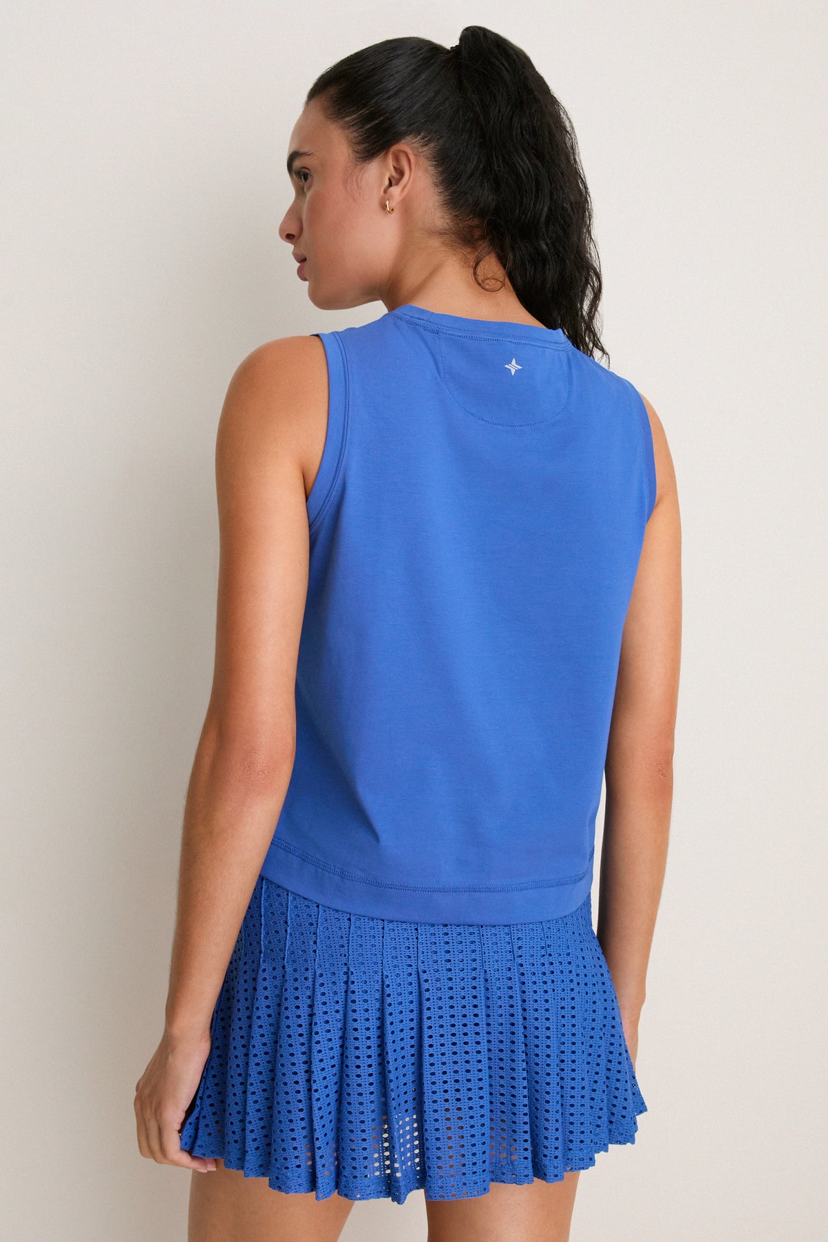 Cobalt Blue Performance Cotton Sasha Tank