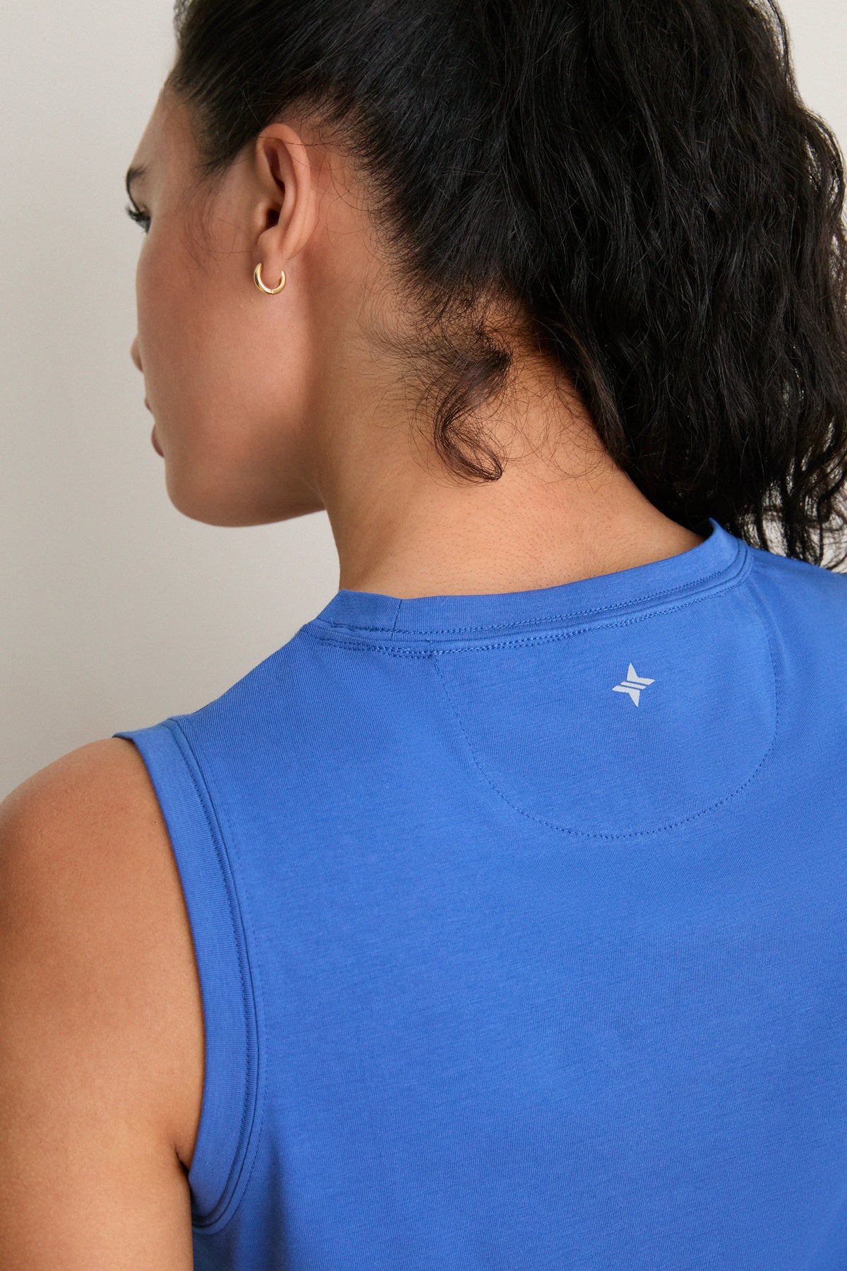Cobalt Blue Performance Cotton Sasha Tank