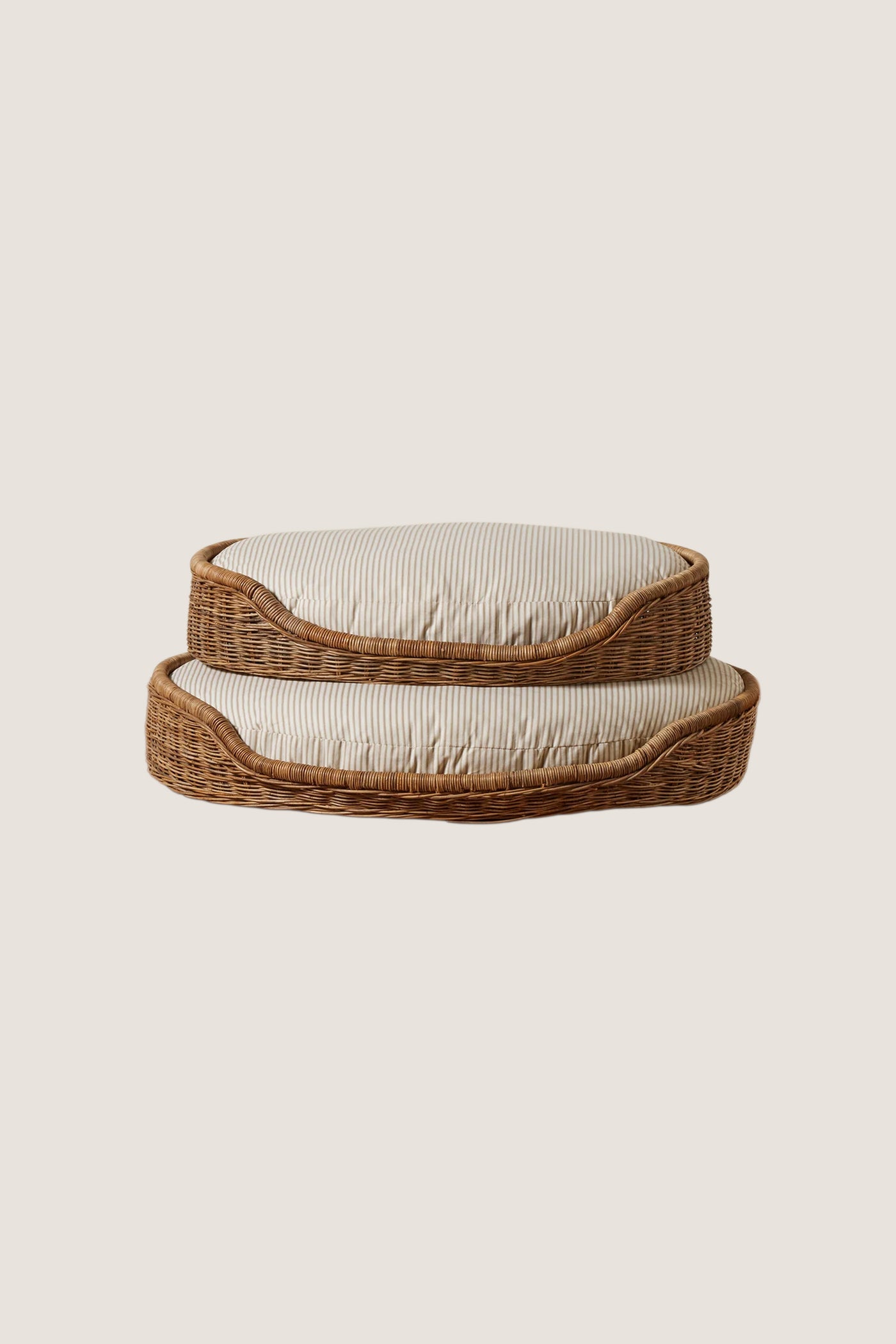 Large Driftwood Stripe Boone Dog Bed