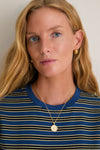 Navy Collegiate Stripe Morris Shirt