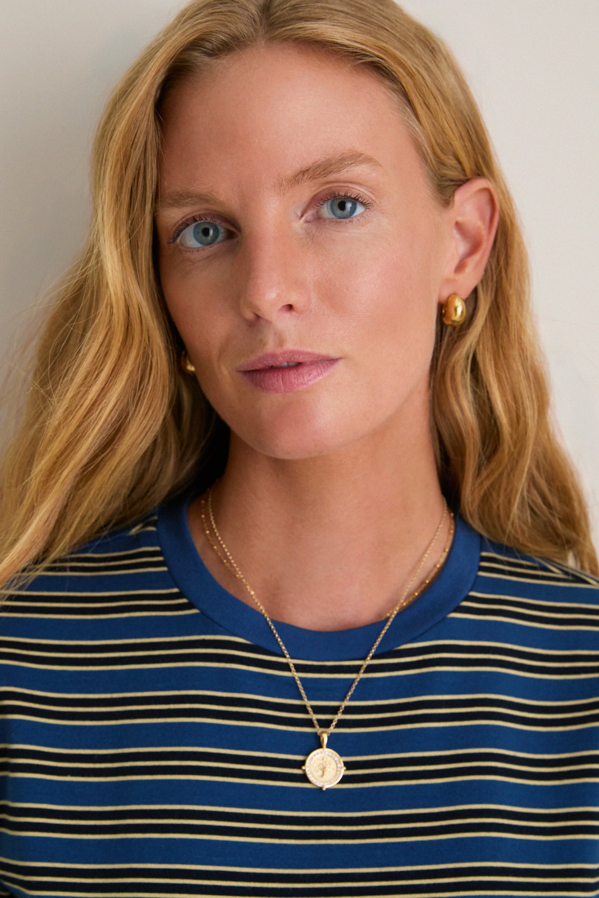 Navy Collegiate Stripe Morris Shirt