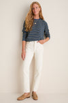 Navy Collegiate Stripe Morris Shirt