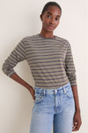 Neutral Collegiate Stripe Morris Shirt