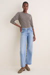 Neutral Collegiate Stripe Morris Shirt