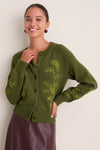 Forest Embroidered Floral Quincy Sweater