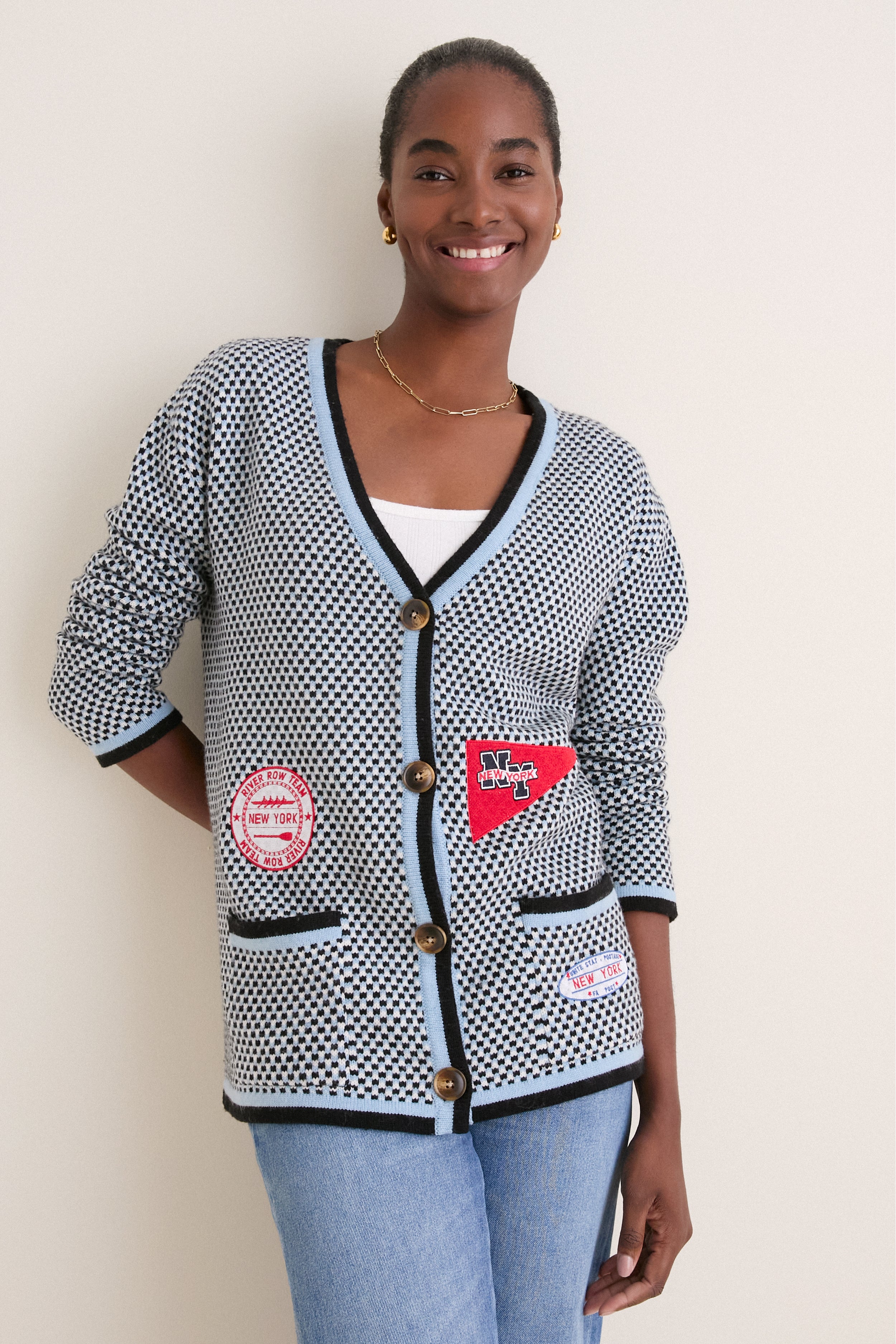 NYC Icon Patch Manhattan Sweater