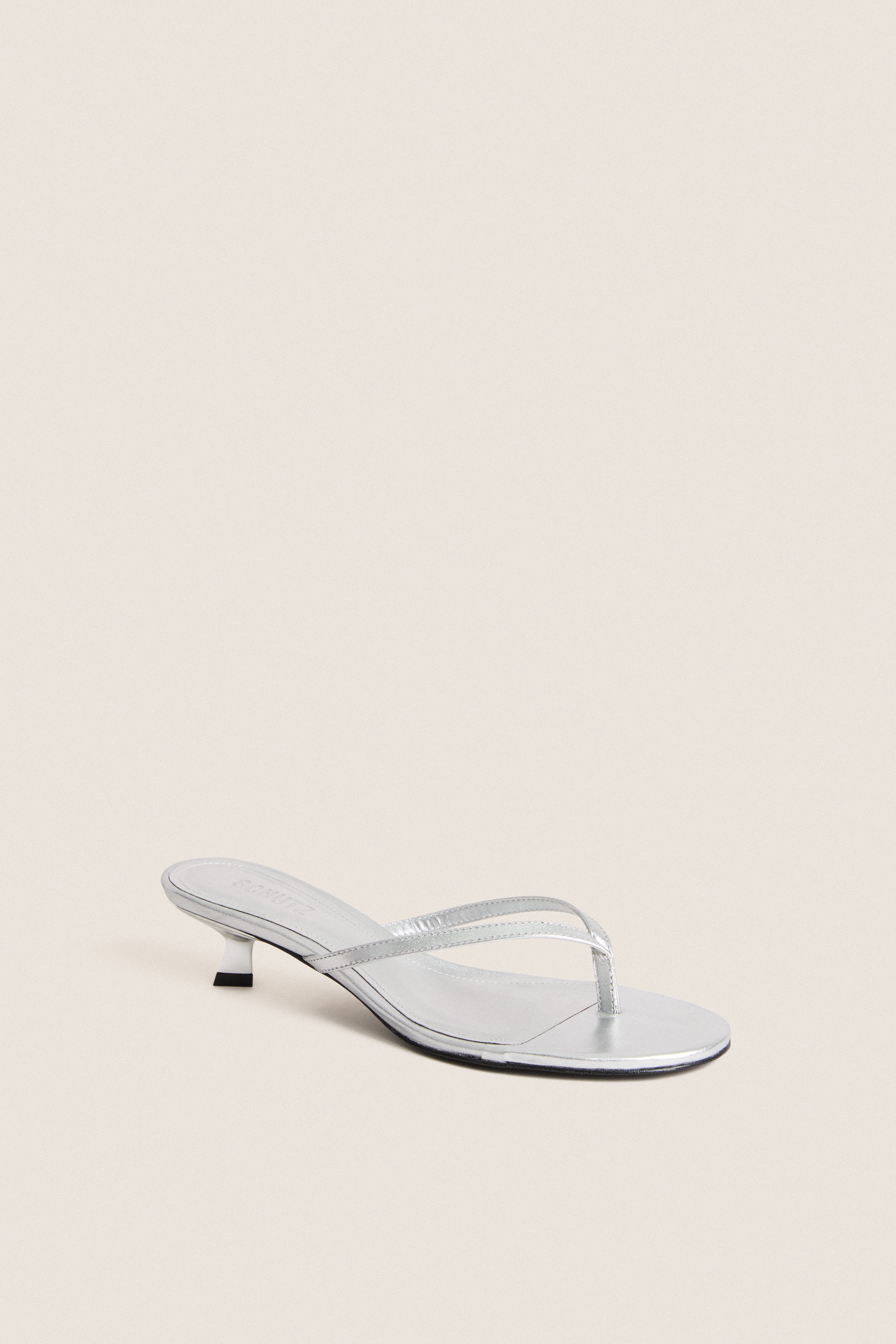 Silver Carolyn Heels