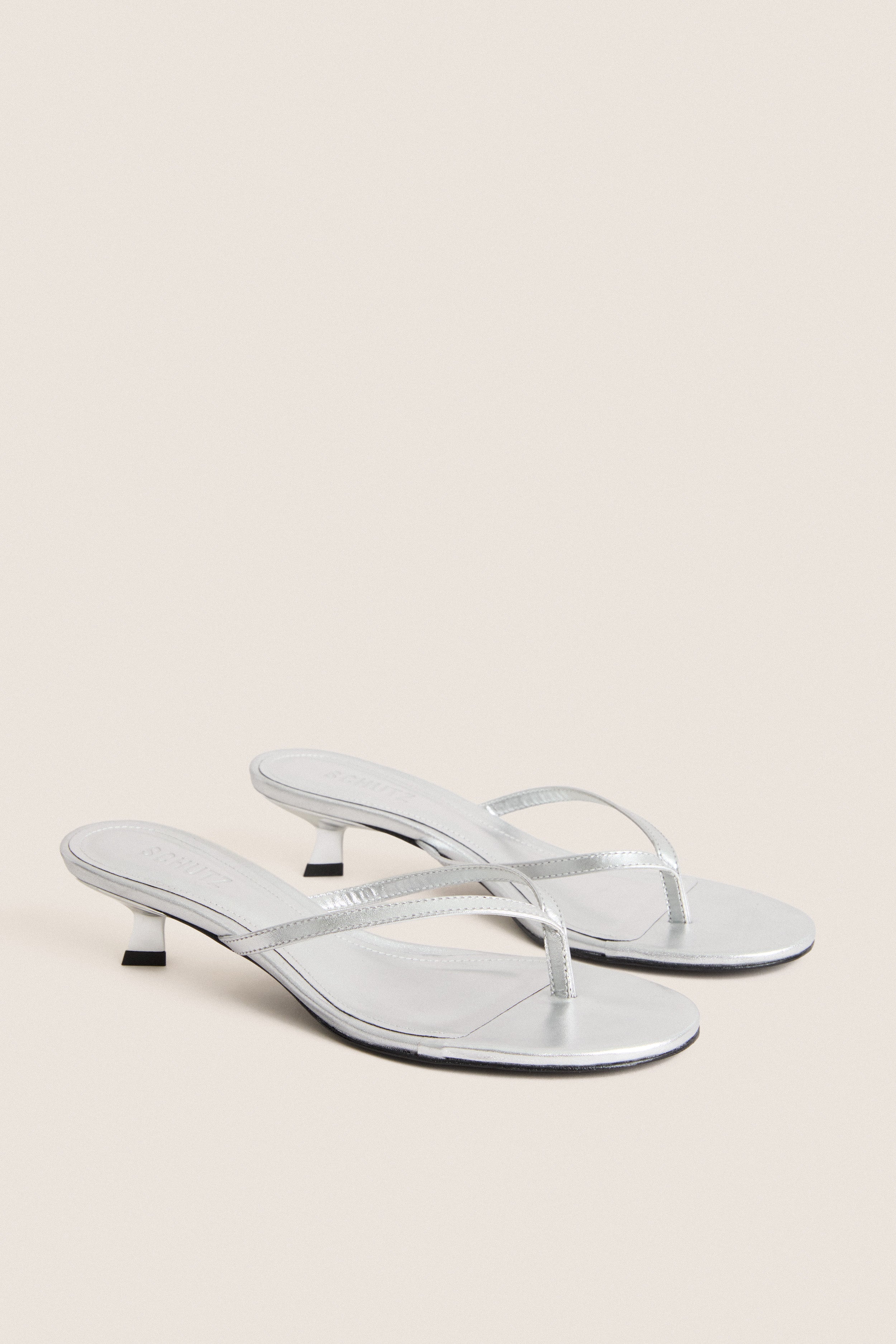 Silver Carolyn Heels
