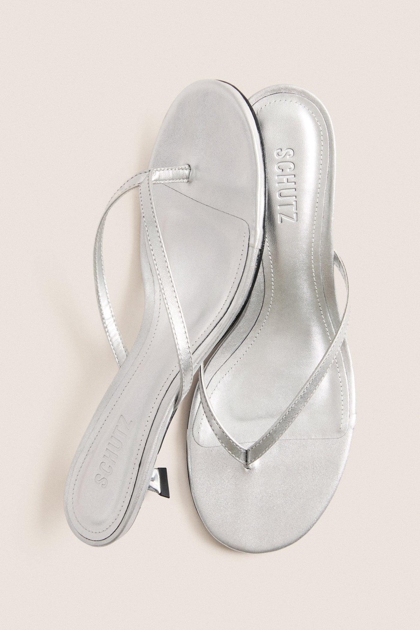 Silver Carolyn Heels