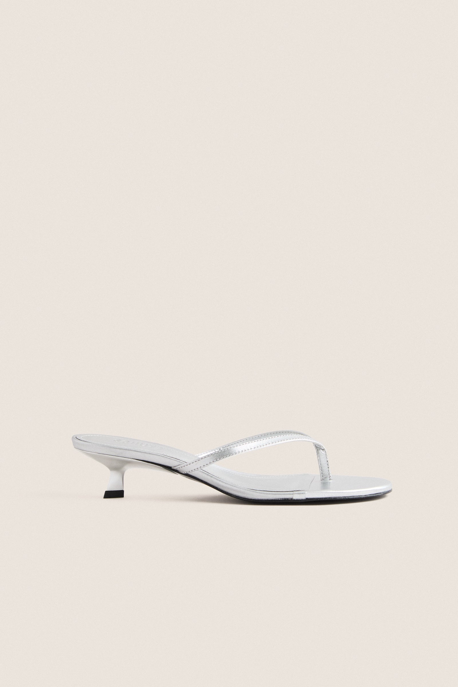 Silver Carolyn Heels