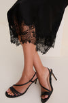 Black Slip Maxi Dress