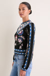 Natalia Burgundy Knit Sweater