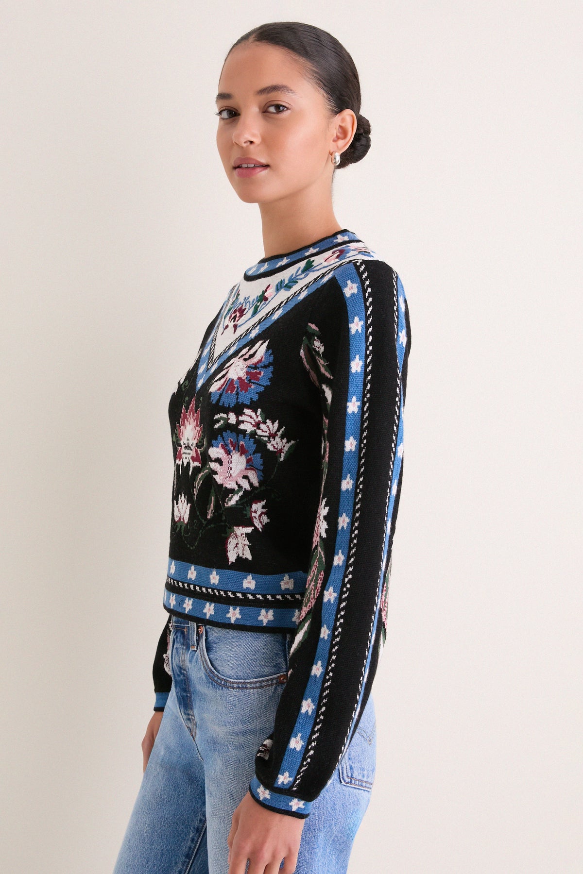 Natalia Burgundy Knit Sweater