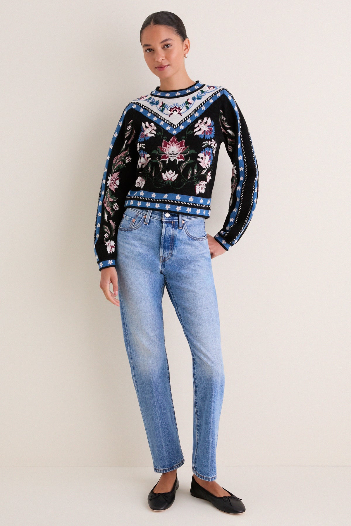 Natalia Burgundy Knit Sweater