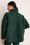 Floral Pine Fleece Cady Quarter Zip