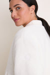 Ivory Reversible Odessa Bomber Jacket