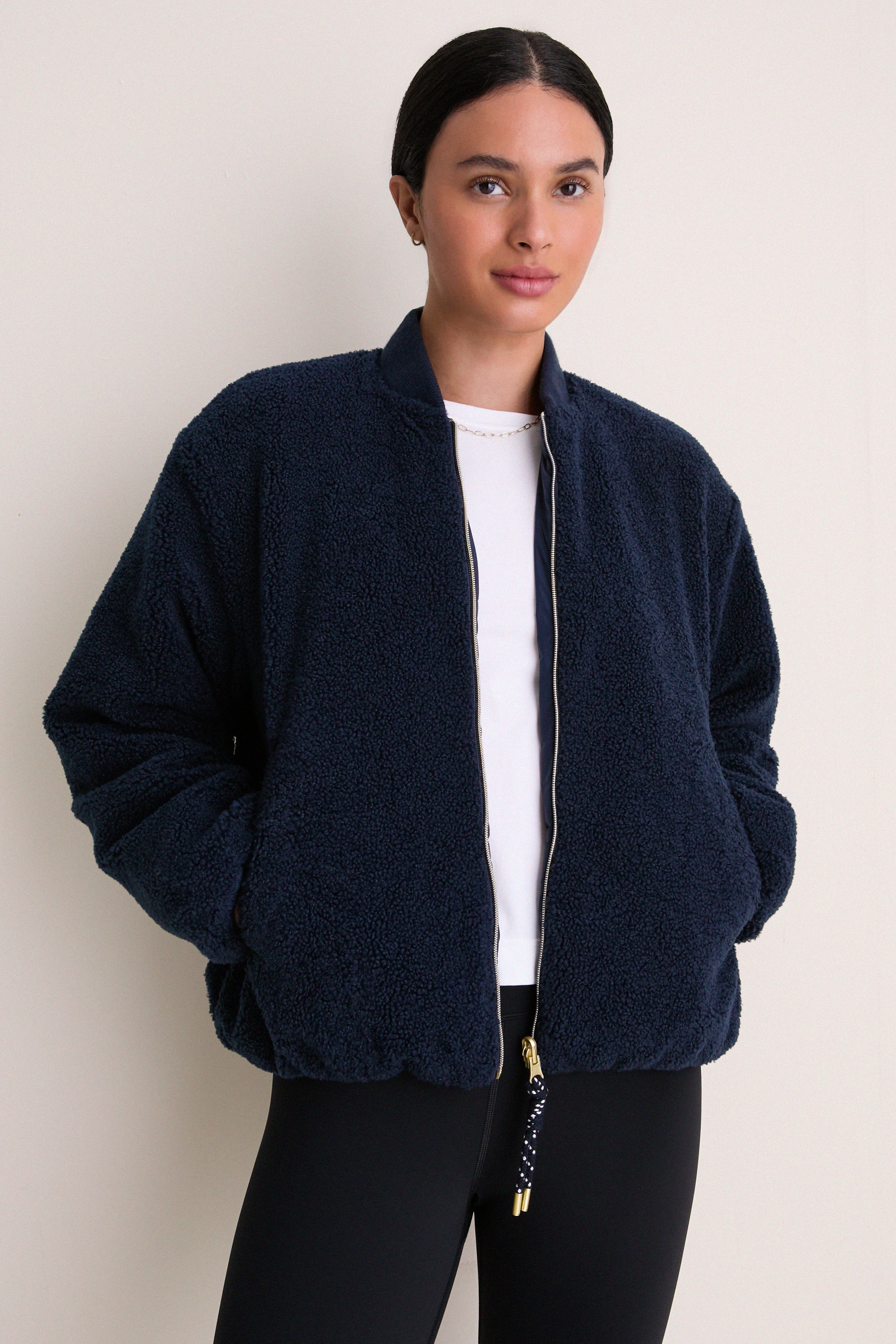 Navy Reversible Odessa Bomber Jacket | Tnuck Sport | Tuckernuck