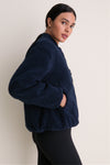 Navy Reversible Odessa Bomber Jacket