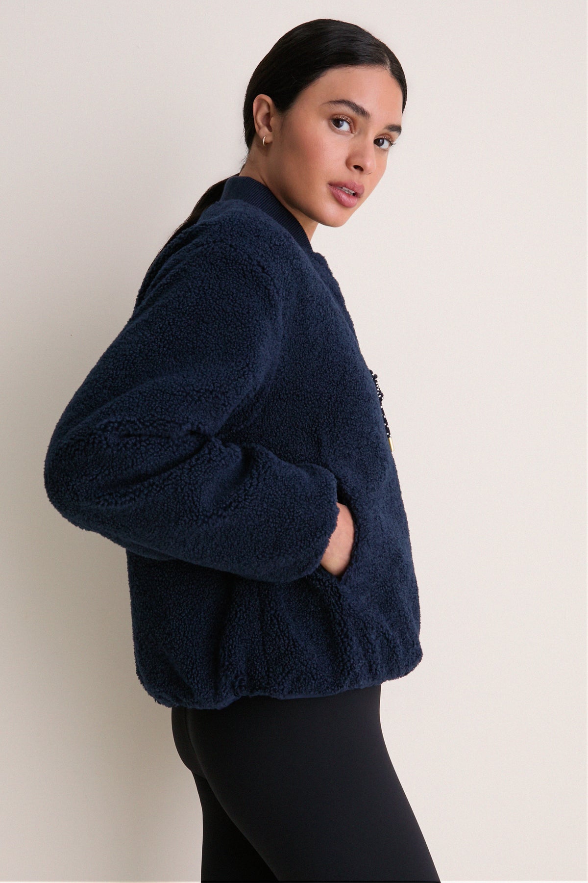 Navy Reversible Odessa Bomber Jacket