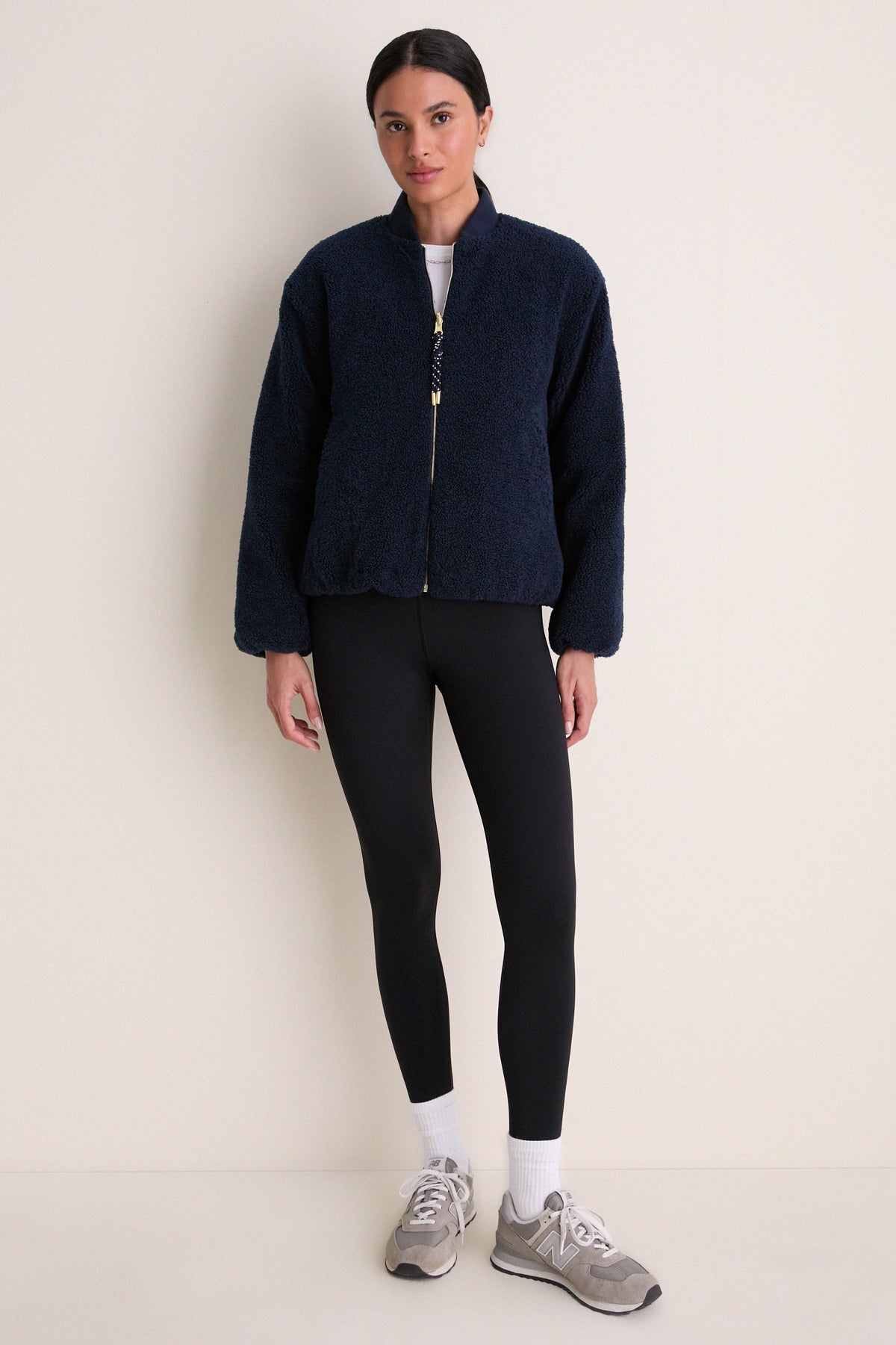 Navy Reversible Odessa Bomber Jacket