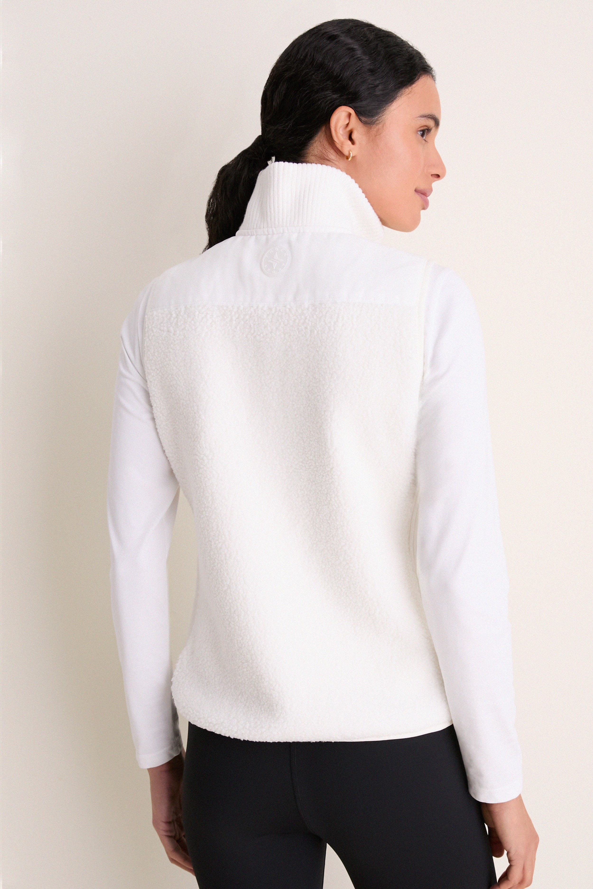 White Teddy Lisa Vest