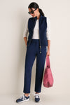 Navy Teddy Lisa Vest