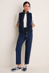 Navy Teddy Lisa Vest