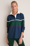 Navy Stripe Vaughn Rugby