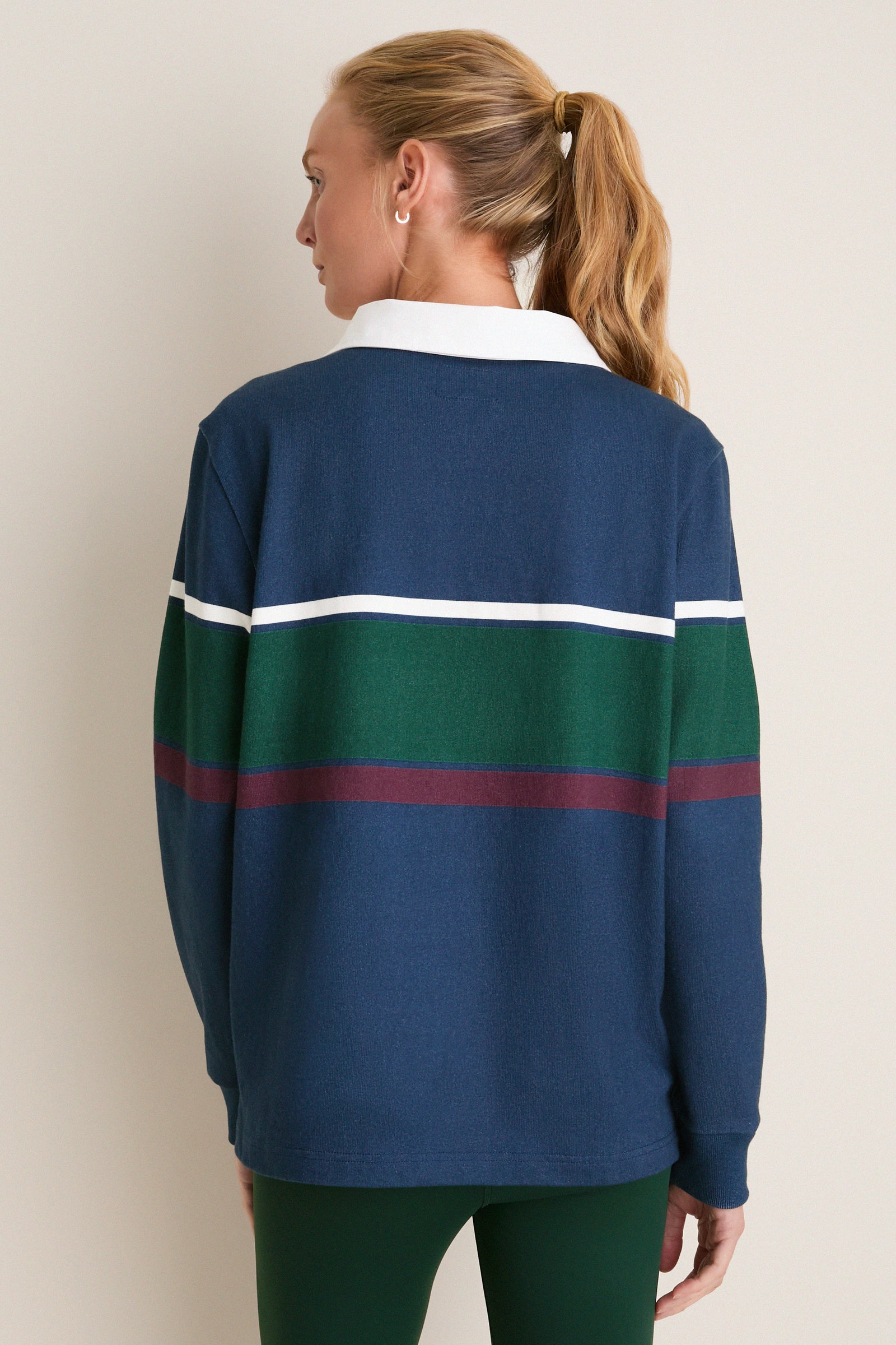 Navy Stripe Vaughn Rugby