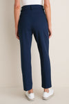 Navy 28 Inch Compression Cindy Straight Leg Pant
