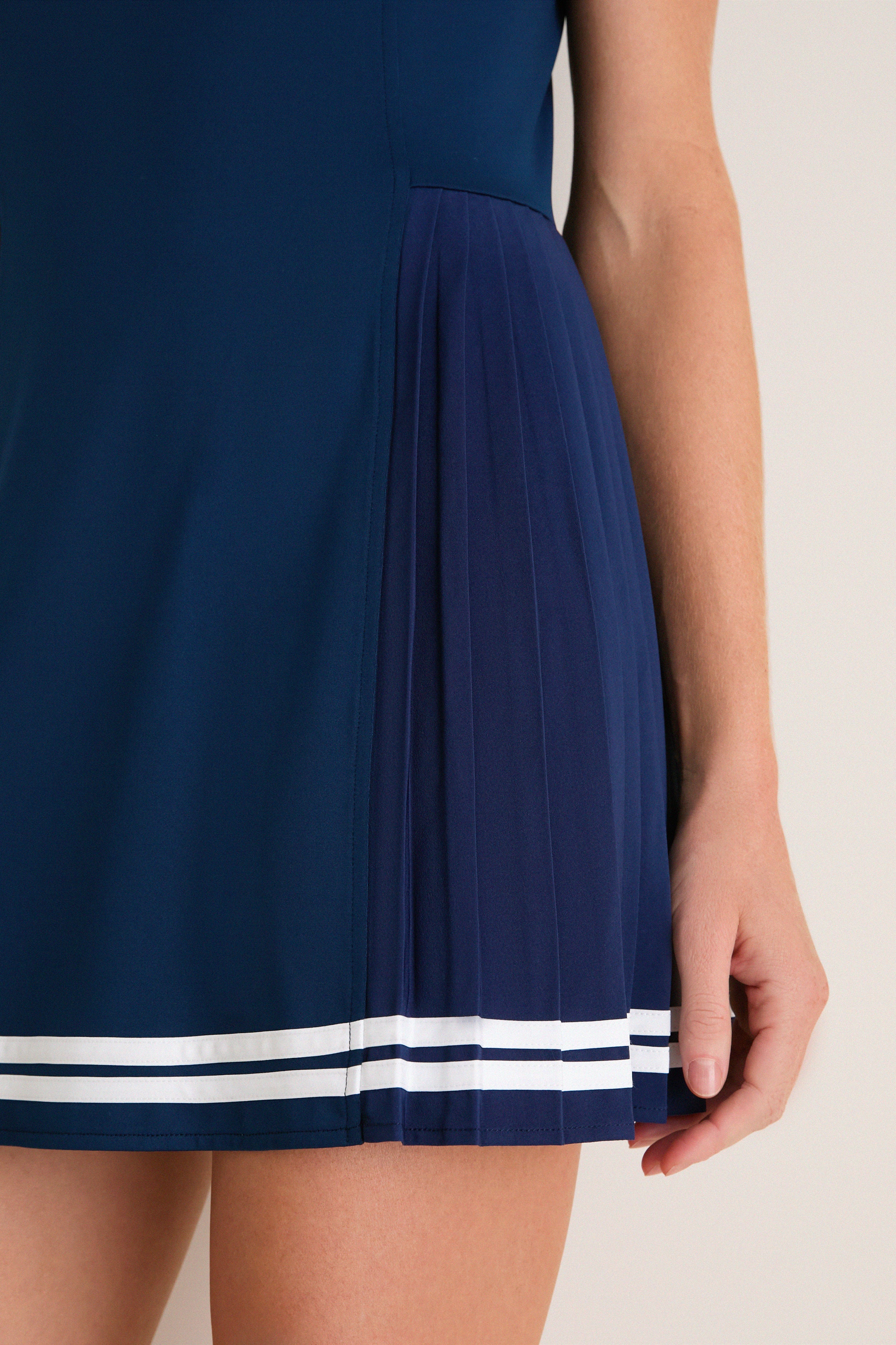 Navy Performance Jersey Beatrice Tennis Dress
