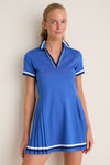 Cobalt Blue Performance Jersey Beatrice Tennis Dress