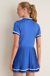 Cobalt Blue Performance Jersey Beatrice Tennis Dress