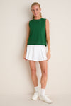 White 14 Inch Performance Jersey Caleigh Skirt