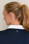 Navy Long Sleeve Performance Jersey Alcott Golf Dress