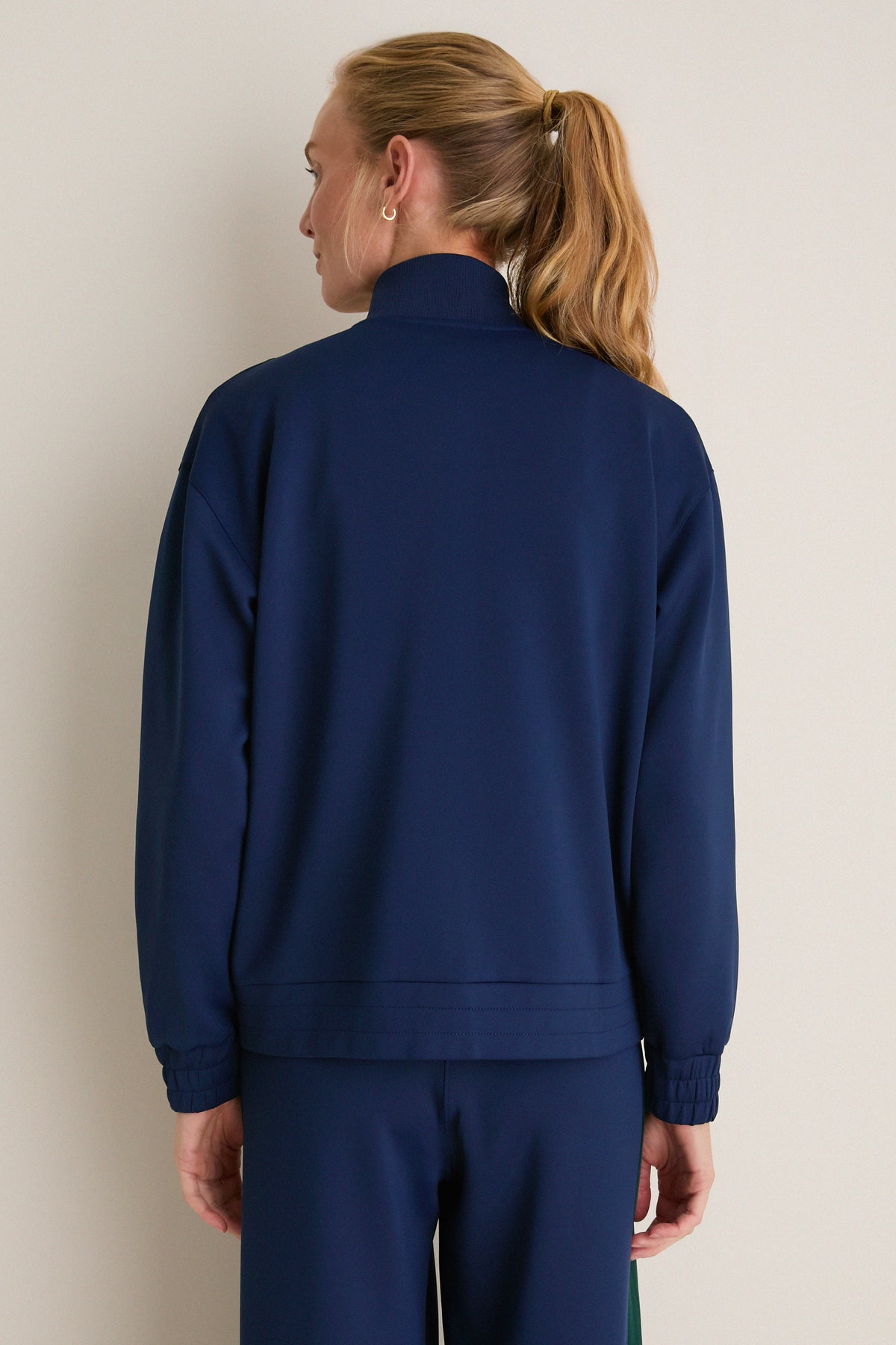 Navy Aster Track Jacket
